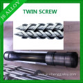 Bimetallic conical twin Screw Barrel for pipe fitting